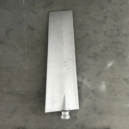 large size aluminum axial fan blade 9w