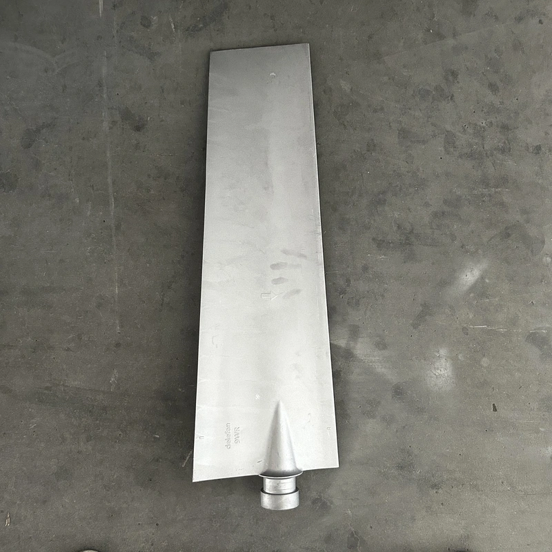 large size aluminum axial fan blade 9w