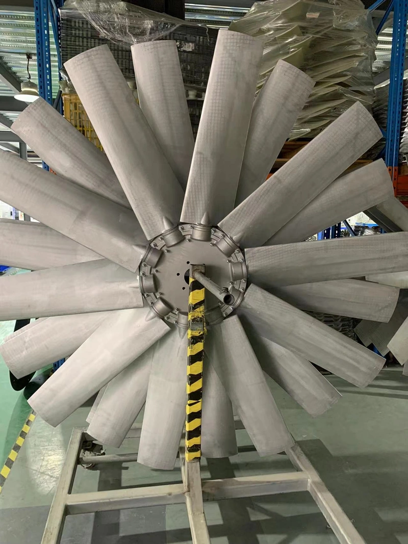 large size aluminum axial fan 9w