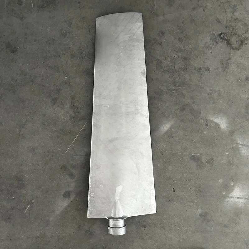 large size aluminum axial fan blade 9w