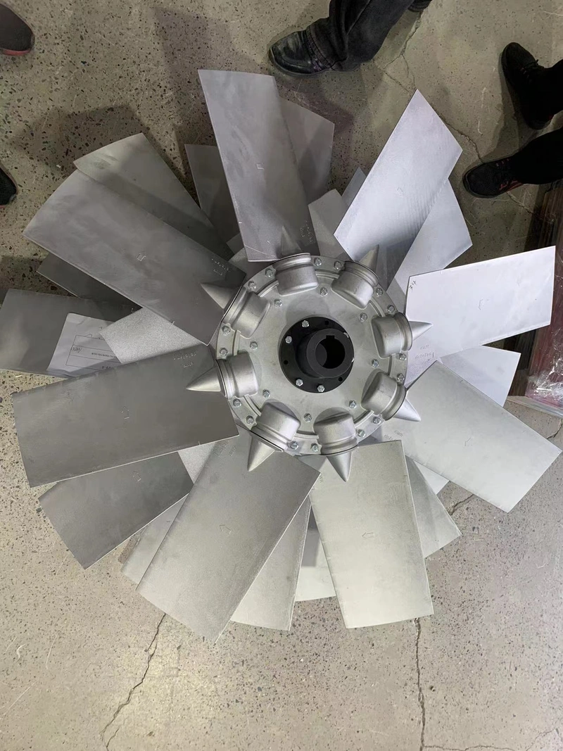 large size aluminum axial fan 6w