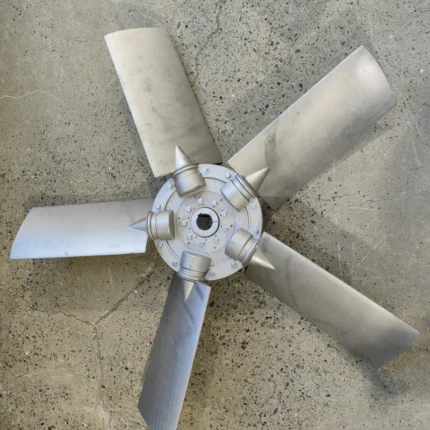 large size aluminum axial fan 6w