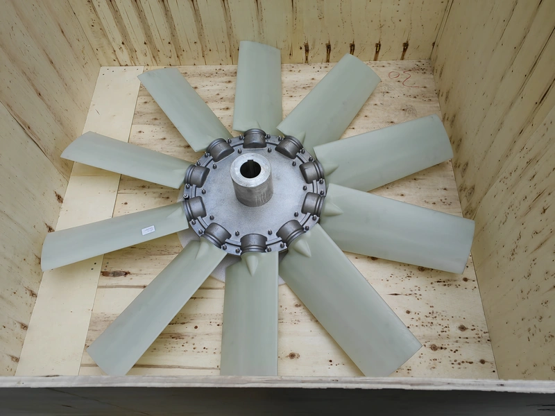 large size plastic axial fan 6w