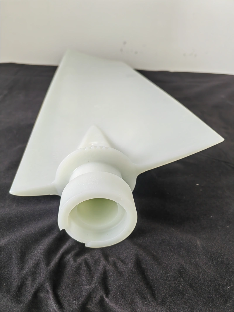 large size plastic axial fan blade 6w