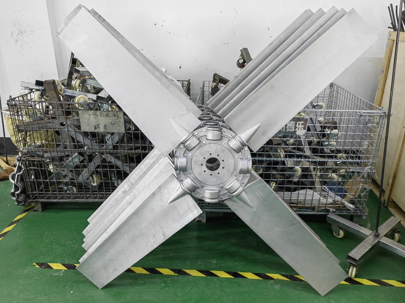 large size aluminum axial fan 9w