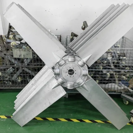 large size aluminum axial fan 9w