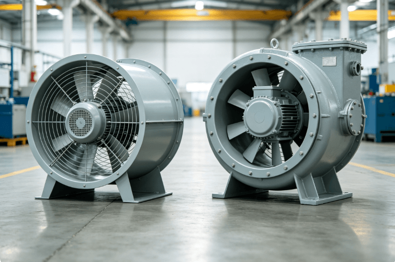 explosion proof fan vs standard fan-1