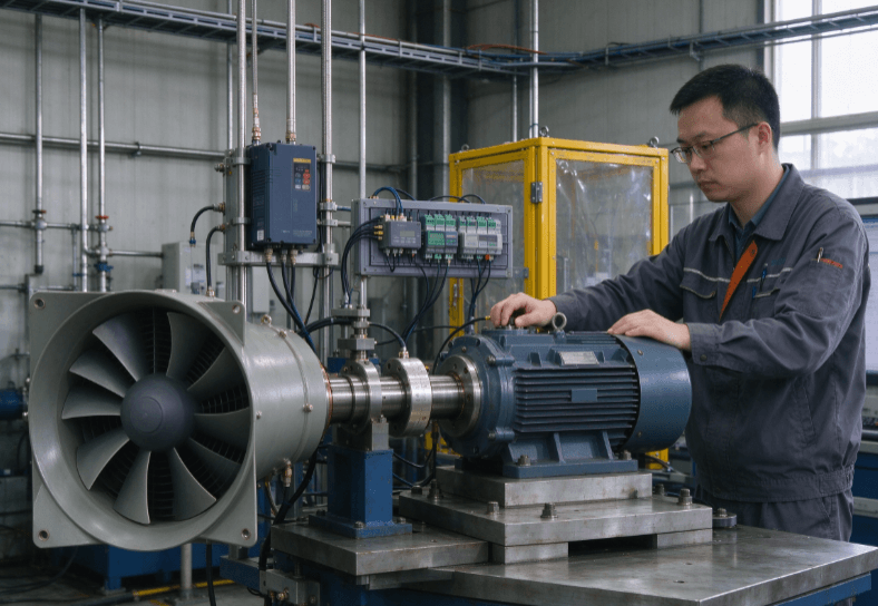 adjustable pitch axial fan-1